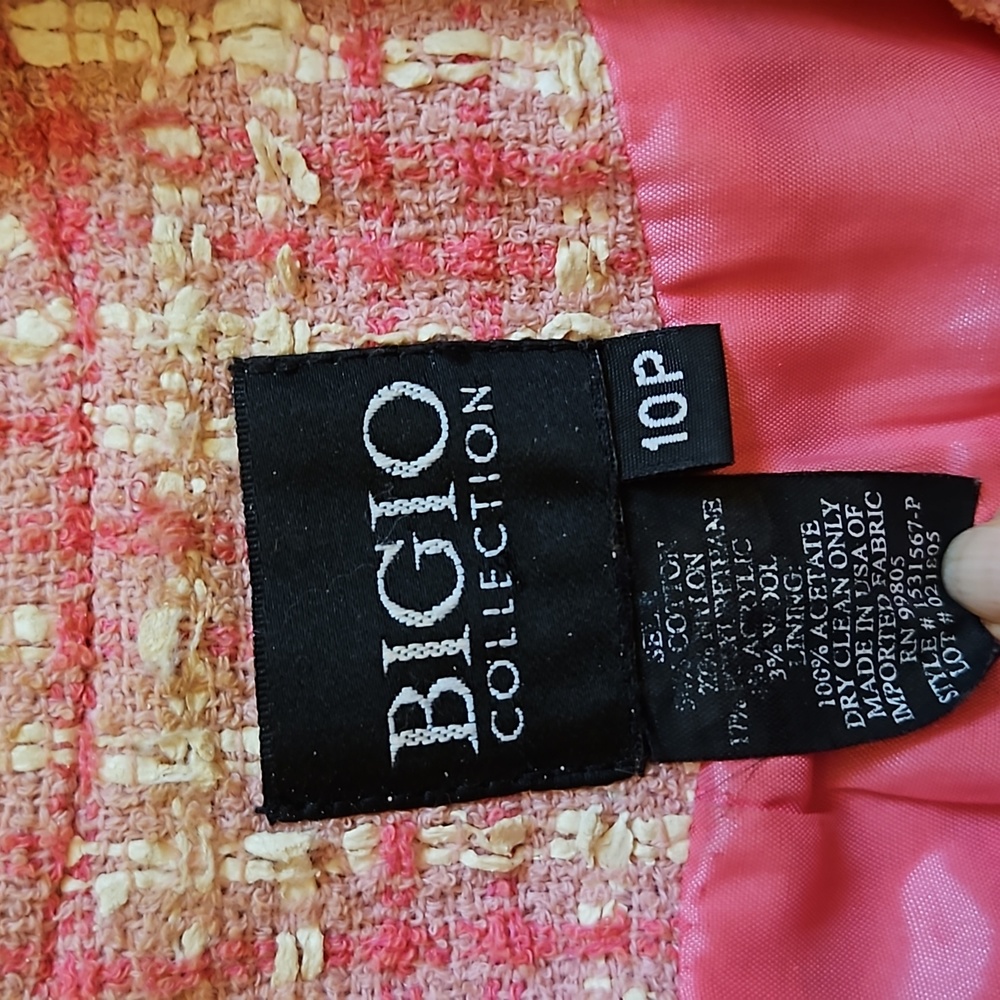 BIGIO Collection blazer jacket size 10P - Picture 6 of 6